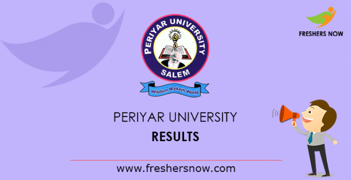 Periyar University Results 2019