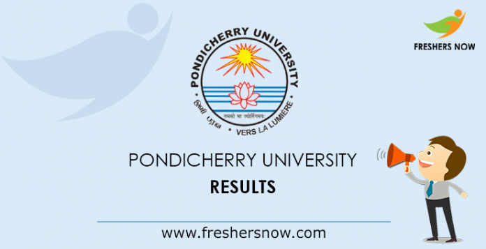 Pondicherry University Results 2019
