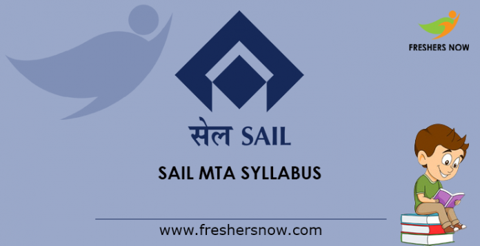 SAIL MTA Syllabus 2019