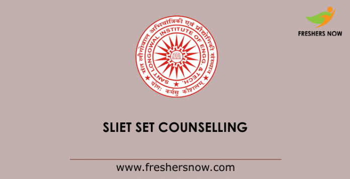 SLIET SET Counselling 2019