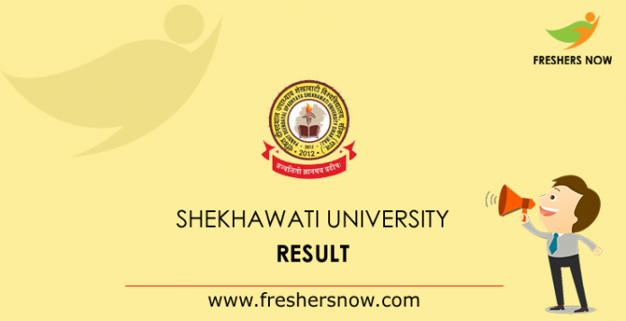 Shekhawati University Result