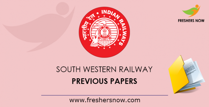 South Western Railway Previous Papers