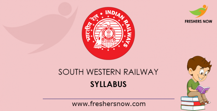South Western Railway Syllabus 2019