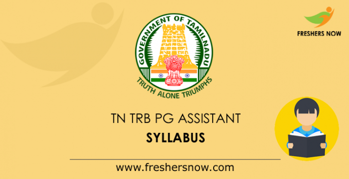 TN-TRB-PG-Assistant-Syllabus