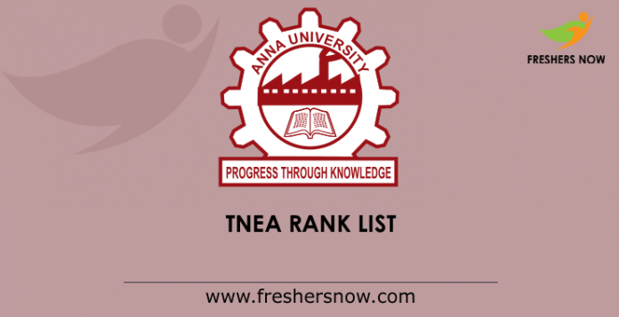 TNEA Rank List