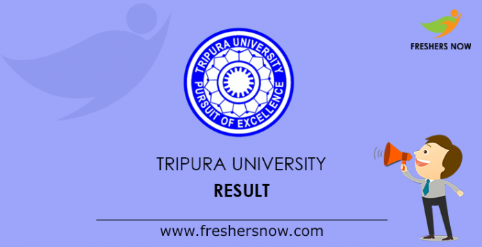 Tripura University Results 2019