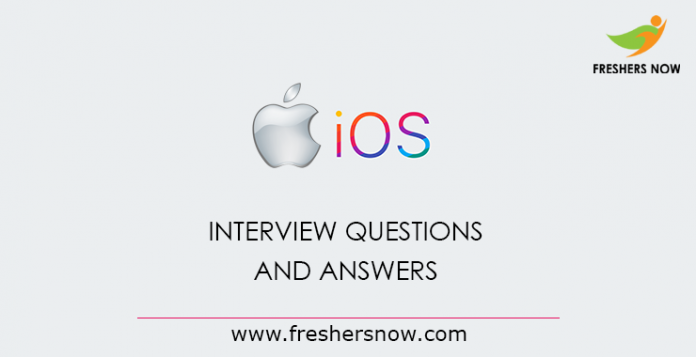 iOS Interview Questions and Answers