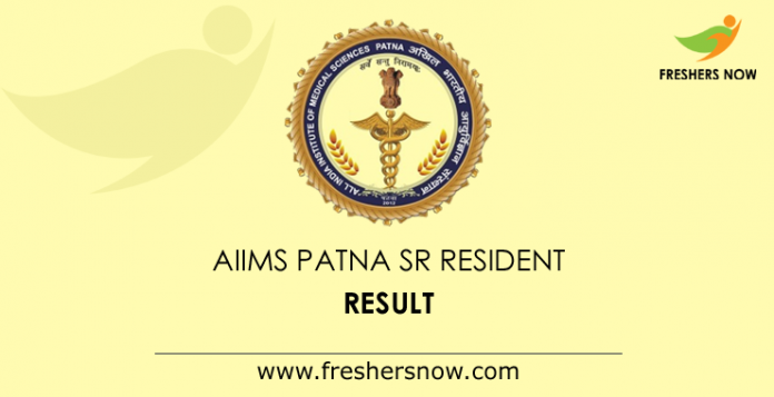 AIIMS Patna Senior Resident Result