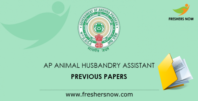 AP Animal Husbandry Assistant Previous Papers