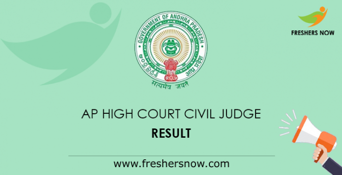 AP High Court Civil Judge Result
