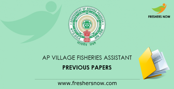 AP Village Fisheries Assistant Previous Papers