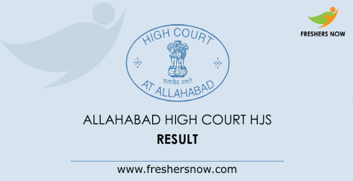 Allahabad High Court HJS Mains Result 2019