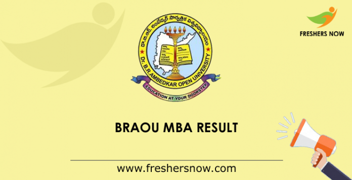 BRAOU MBA Result 2019