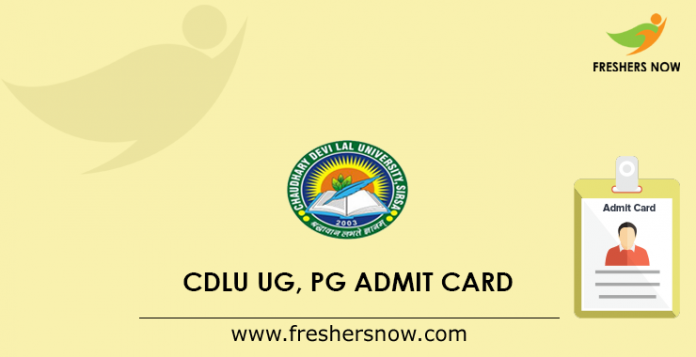 CDLU Admit Card 2019