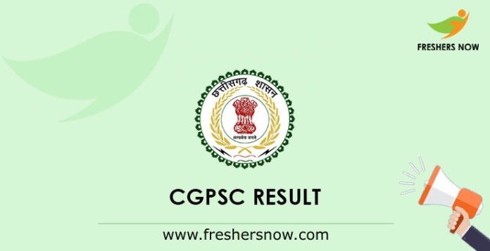 CGPSC Result