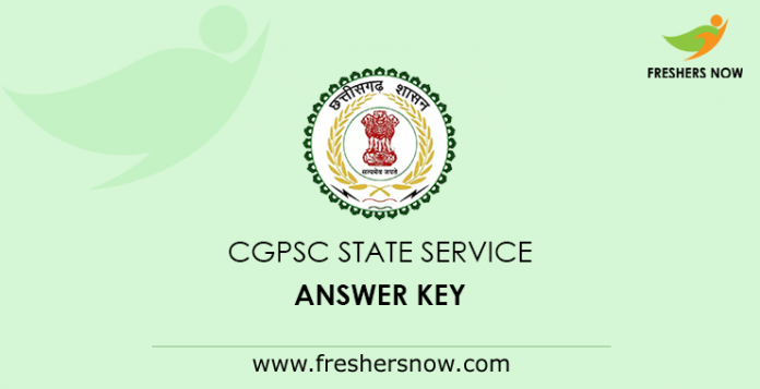 CGPSC State Service Mains Answer Key