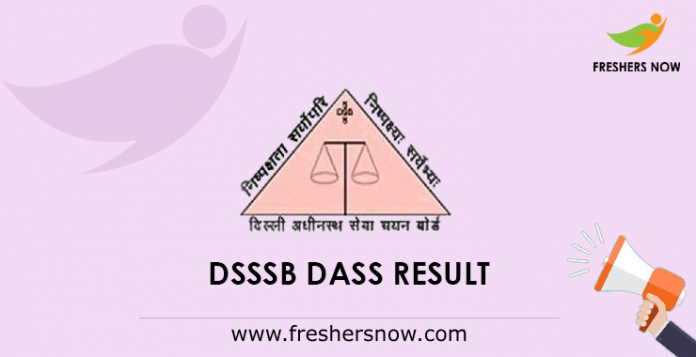 DSSSB DASS Result