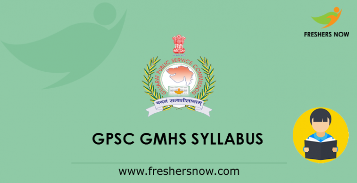 GPSC GMHS Syllabus