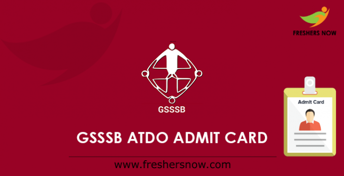 GSSSB ATDO Admit Card