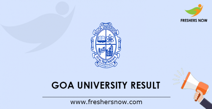 Goa University Result