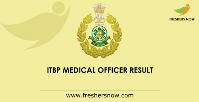 ITBP Medical Officer Result