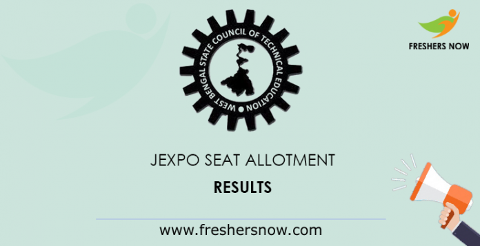 JEXPO Seat Allotment Results