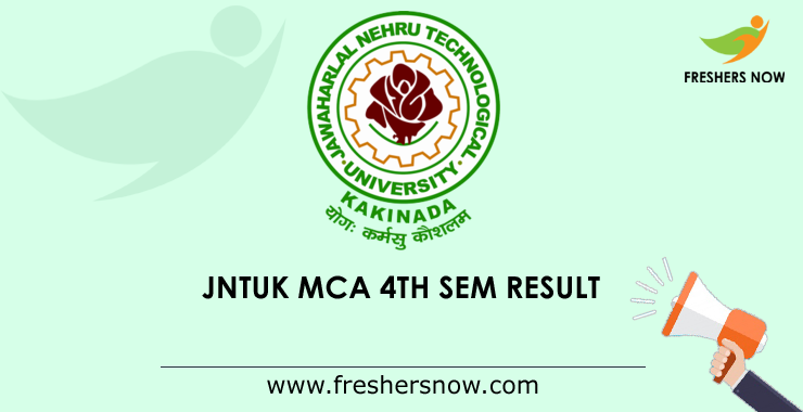 JNTUK MCA 4th Sem Results 2023 OUT for Reg Supply Exams