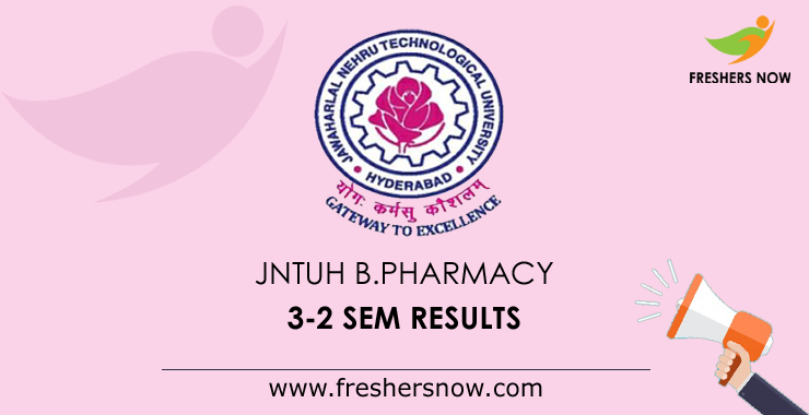 JNTUH B.Pharmacy 3 2 Sem Result 2023 OUT Reg Supply