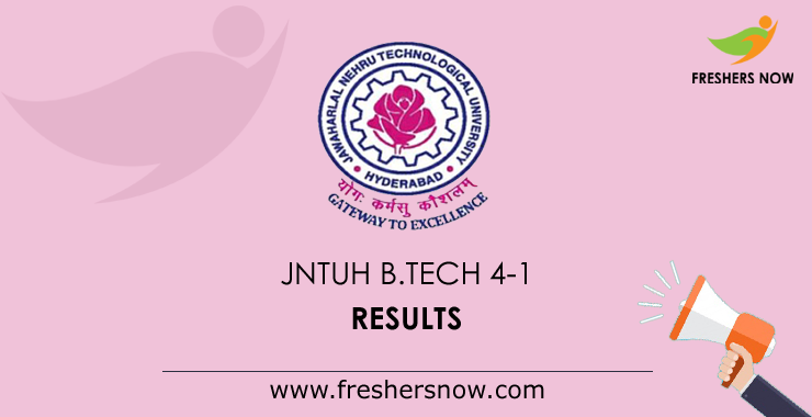 JNTUH B.Tech 4 1 Sem R18 R16 R15 R13 Supply Results 2023 Out