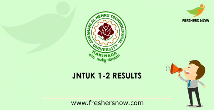 JNTUK B.Tech 1-2 Results 2019