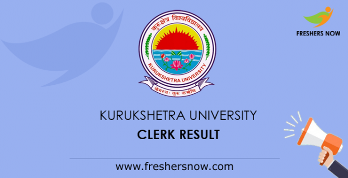 Kurukshetra University Clerk Result