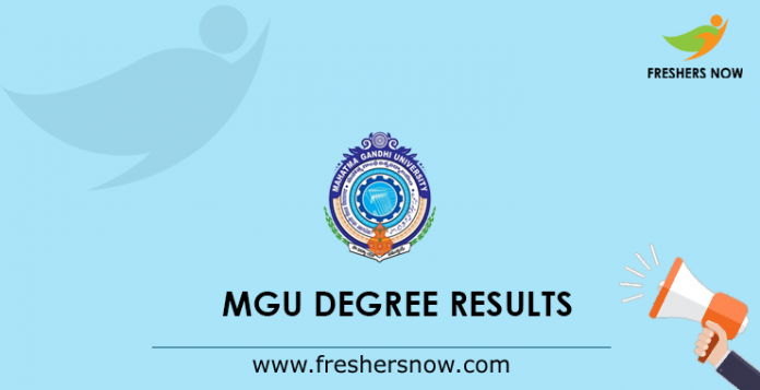MGU Degree Results 2019