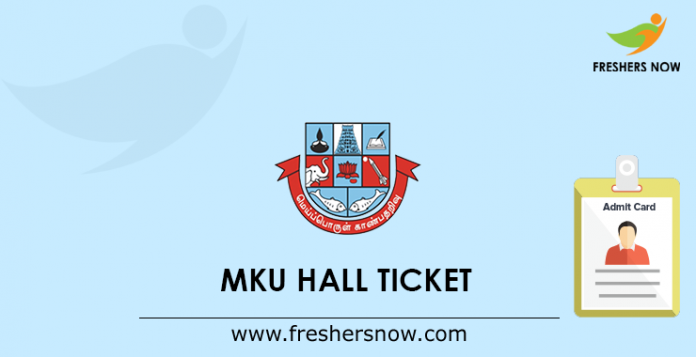 MKU Hall Ticket