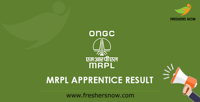 MRPL Apprentice Result