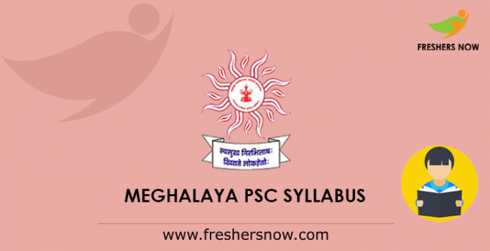 Meghalaya PSC Syllabus