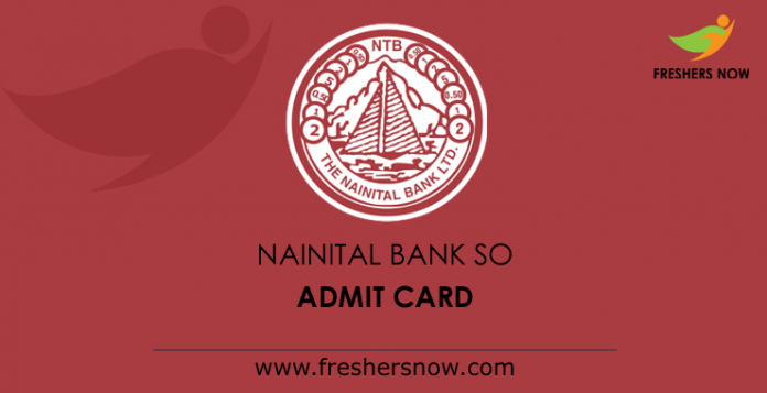 Nainital Bank SO Admit Card