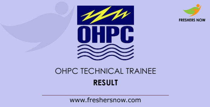 OHPC Technical Trainee Result