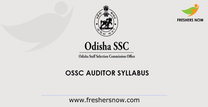 OSSC Auditor Syllabus