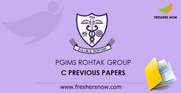PGIMS Rohtak Group C Previous Papers