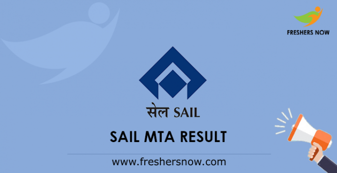 SAIL MTA Result