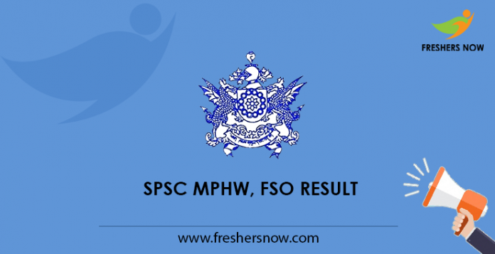 SPSC MPHW, FSO Result