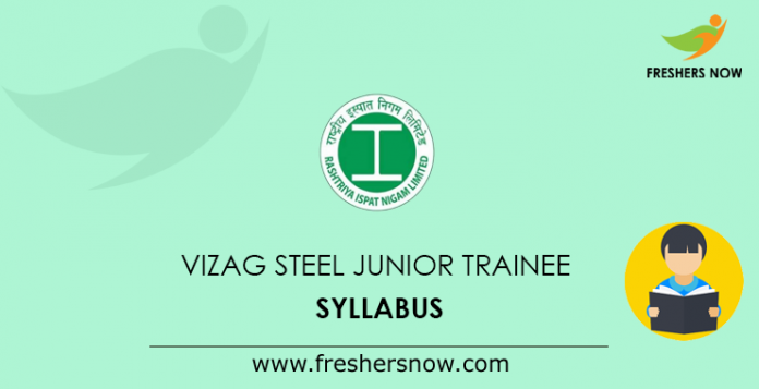 VIZAG Steel Junior Trainee Syllabus