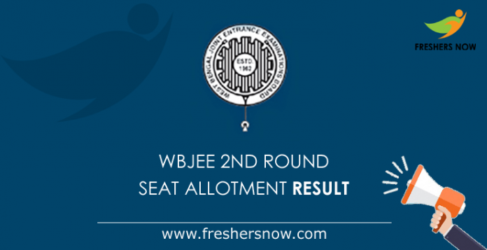 WBJEE 2nd Round Seat Allotment Result