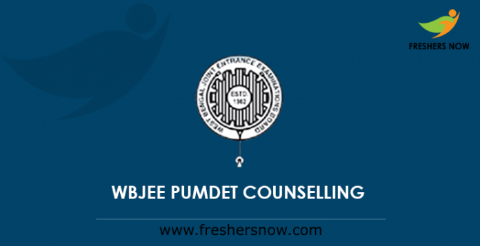 WBJEE PUMDET Counselling