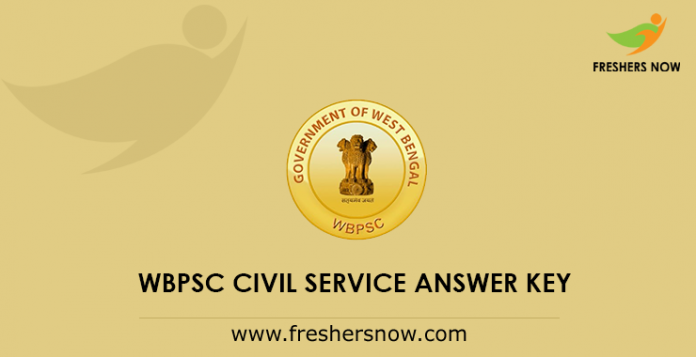 WBPSC Civil Service Mains Answer Key