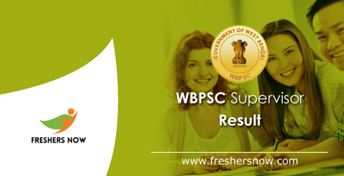 WBPSC Supervisor Result