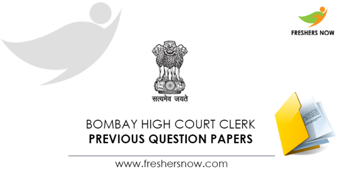 Bombay High Court Clerk Previous Question Papers