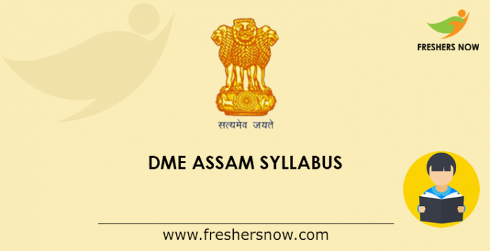 DME Assam Syllabus