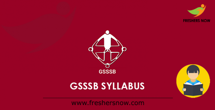 GSSSB Syllabus