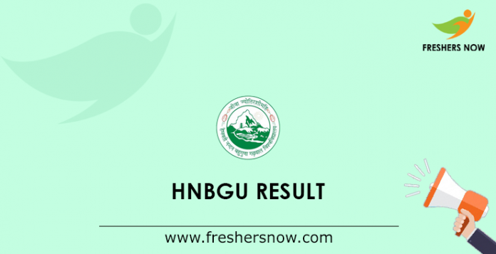 HNBGU Result